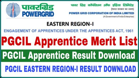 PGCIL Apprentice Result 2022 ITI Education