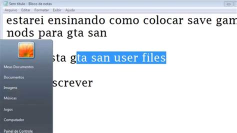 Como Colocar Save Game Completo No Gta San Pc Youtube