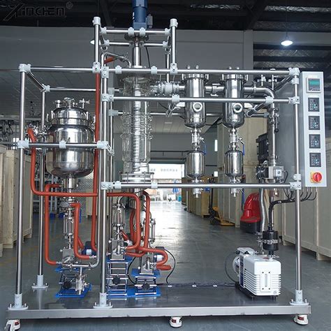 Short Path Distillation Equipment With Wiped Film Evaporator For Hemp