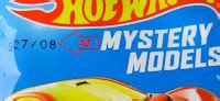 Hot Wheels Mystery Models Cars Secret Code On Package Bag