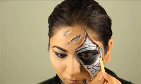 Awesome Terminator Genisys-inspired Makeup Tutorial for Halloween | Upstyle