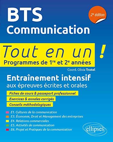 Bts communication entraînement intensif aux épreuves écrites et