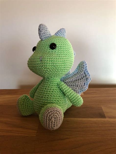 Amigurumi Creations Lars The Dragon From Cuddly Amigurumi Toys