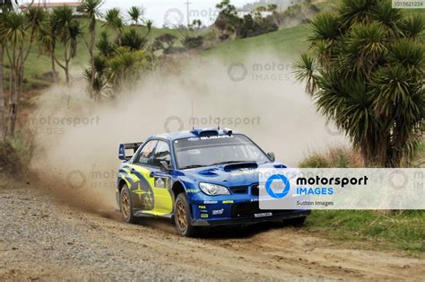 Chris Atkinson AUS Subaru Impreza WRC On Stage 6 World Rally