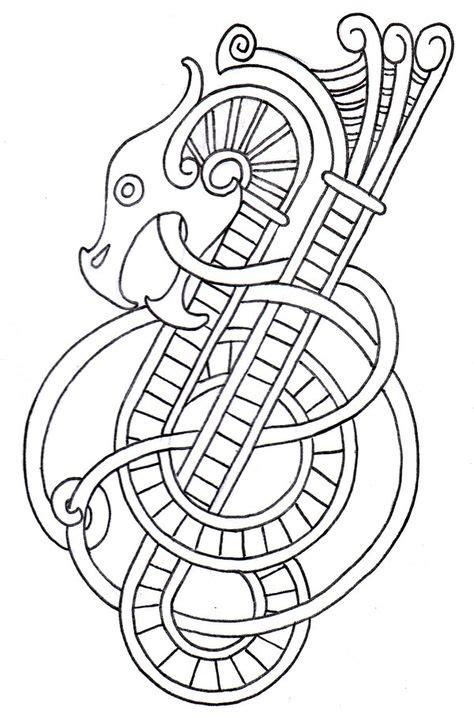 Viking Dragon Outline 2 By Vikingtattoo On Deviantart Neat Ideas