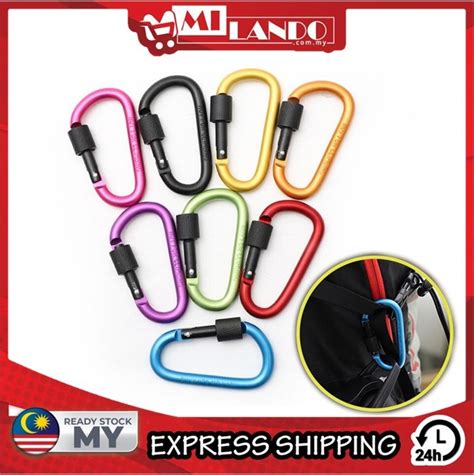 Milando D Shaped Buckle Carabiner Outdoor Climbing Aluminium Alloy