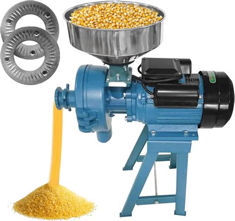 Calistouk W Wet Dry Cereals Grinder Machine W Funnel In