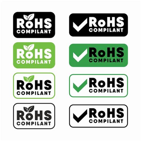 Premium Vector Rohs Restriction Of Hazardous Substances Directive