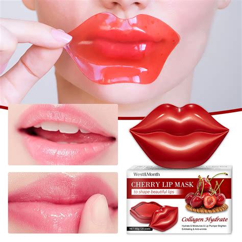 3 Pack Lip Mask Collagen Moisturizing Lip Masks For Dry Lips 20 Pcs