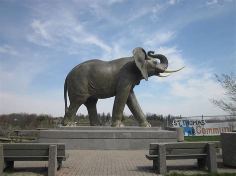 Jumbo The Elephant Statue - St. Thomas, Ontario