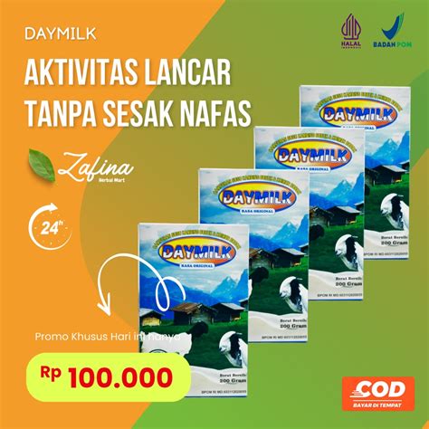 Jual Susu Kambing Etawa Daymilk Terapi Asma Gerd Asam Lambung Nyeri