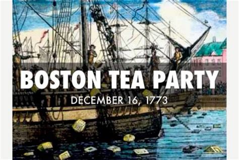 The Boston Tea Party That Carved American History On December 16,1773