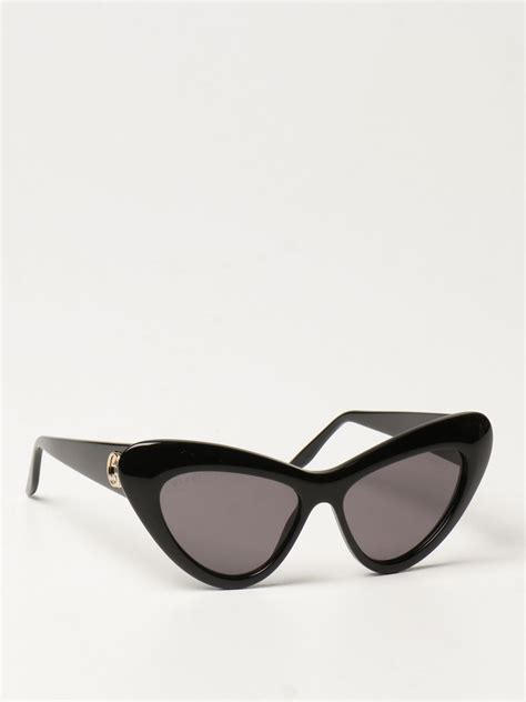 Gucci Cat Eye Sunglasses In Acetate Black Gucci Glasses Gg S