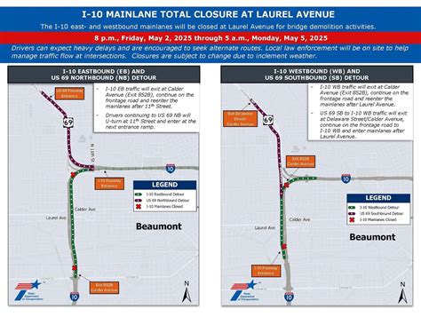 Haley - 🚧 TRAFFIC ALERT: IH-10 CLOSURE THIS WEEKEND 🚧 Heads up, drivers