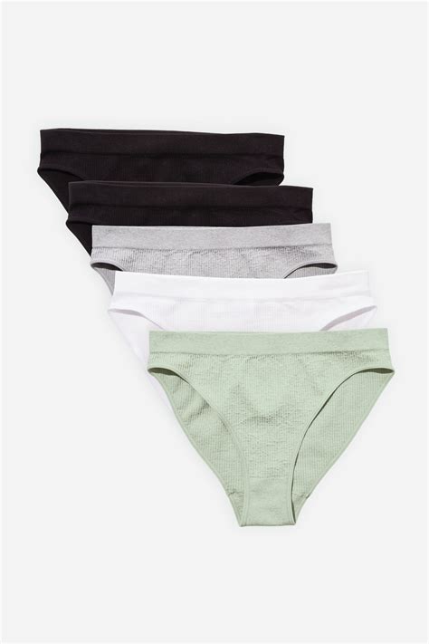 Multipack 5pk Seamfree High Cut Cheeky Bikini Brief