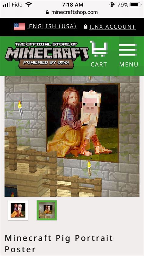 The official Minecraft merch store is using a picture of the inside of ...