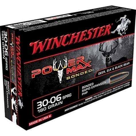 Munitions Winchester Power Max Bonded Cal Gr Armurerie Beau