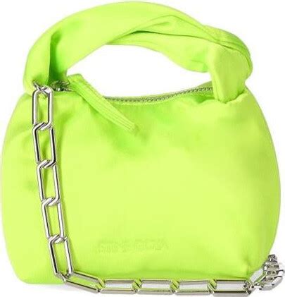 Stine Goya Ziggy Satin Lime Green Micro Bag Shopstyle