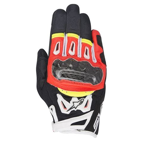 Alpinestars Handschuhe Smx Air Carbon V Schwarz Rot Wei Kaufen