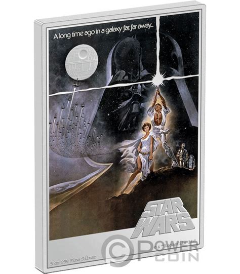 A NEW HOPE Star Wars 5 Oz Moneda Plata 10 Niue 2023