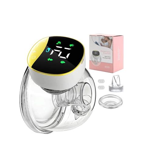 Wearable Breast Pump Electric Touch Screen Handsfree Rechargeable