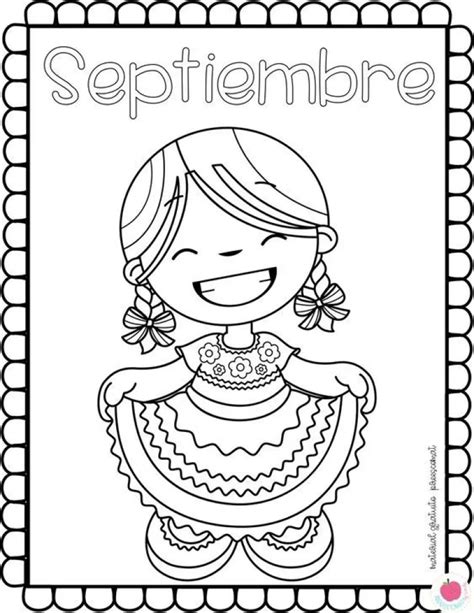 Dibujos para descargar y colorear fáciles para el 15 y 16 de septiembre ...