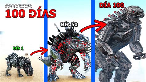 Sobrevivo Como Mechagodzilla Dias En Ark Y Evoluciono En Kaiju