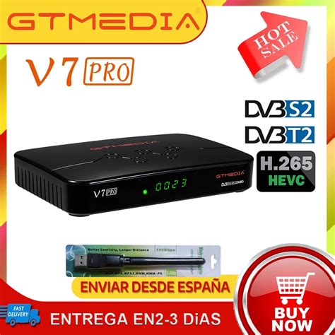 Gtmedia Decodificador V Pro Dvb S S X T Receptor De Sat Lite Con