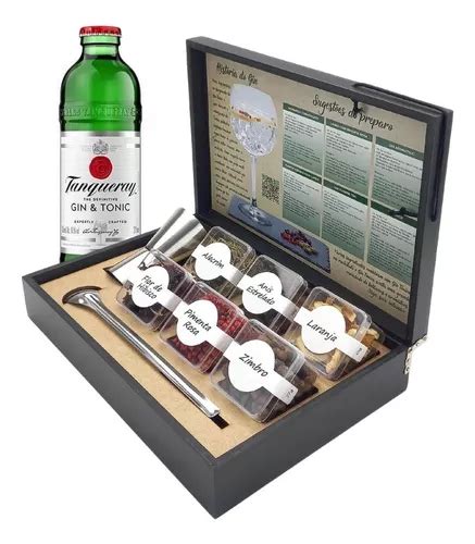 Kit Gin Tonica Tanqueray Especiarias Dosador Inox Mercadolivre