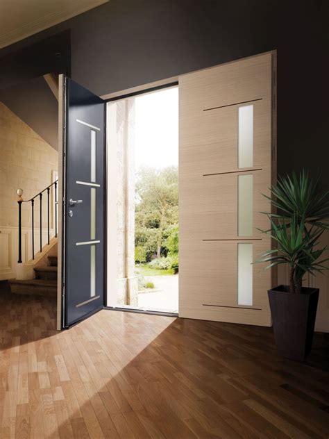 Portes D Entr E Aluminium Mixte Sur Mesure Elite Fermetures