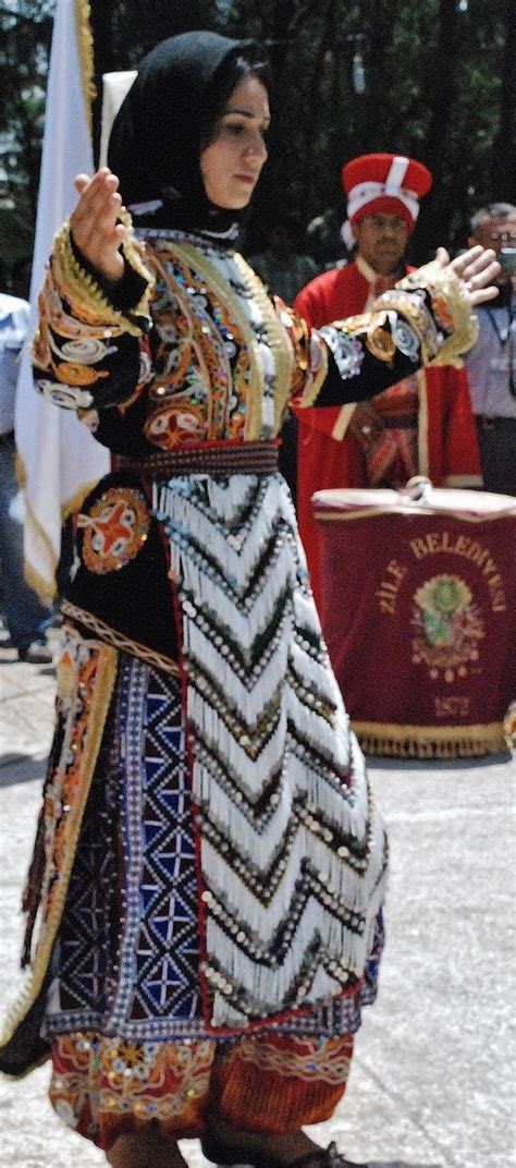 A Traditional Festive Costume Of Alevi T Rkmen In The Zile District