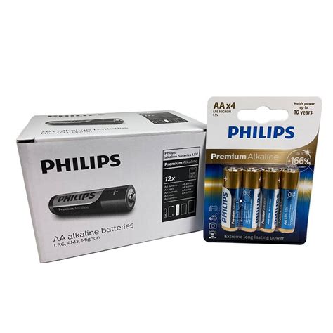 Pila Philips Premium Alkaline Aa Caja Blisters Pilas