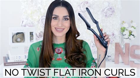 Insanely Easy Flat Iron Curls You Need To Try No Twisting Youtube