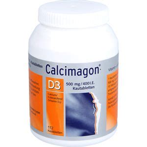 CALCIMAGON D3 Kautabletten 112 St PZN 01164726 Martinus Apotheke De