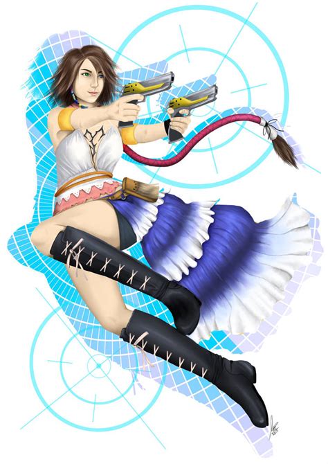 FFX-2 Gunner Yuna by ameagari-art on DeviantArt