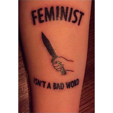 23 Feminist Tattoos That Are Perfect For Permanently Smashing The