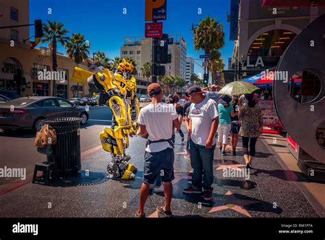 Hollywood Walk of Fame- Los Angeles, CA (EEUU Stock Photo - Alamy