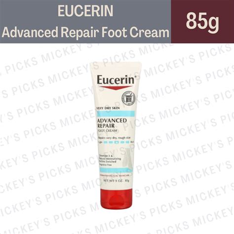 Eucerin Advanced Repair Foot Creme Fragrance Free 3 Oz 85 G