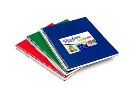 Cuaderno Con Espiral Triunfante H Rayada X Azul