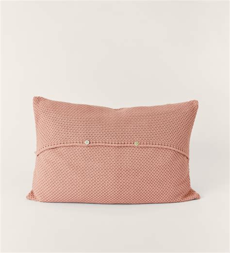 Almofada Arroz Nude Retangular Trama Casa