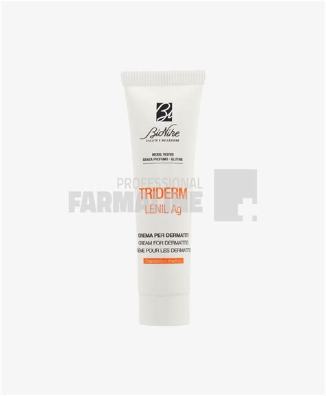 Bionike Triderm Lenil Ag Crema Antiinflamatoare Nesteroidiana Cu Argint