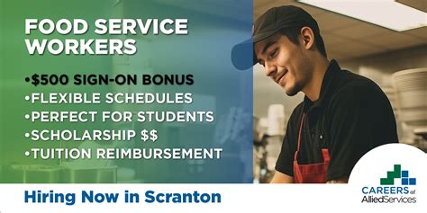 Hiring Now In Scranton Cooks And Food Service Workers