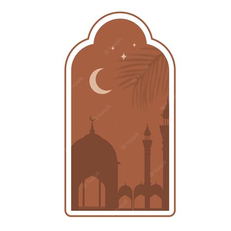 Premium Vector Islamic Arabic Arch Window And Door Geometric Laser