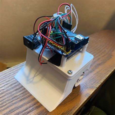 3D Printable Mini Sumo Robot Rev 10 By Noah Schreiber