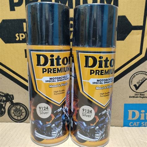 Jual Pilok Pilox Cat Diton Premium Silver 9124 Abu Abu Perak 400cc Cat