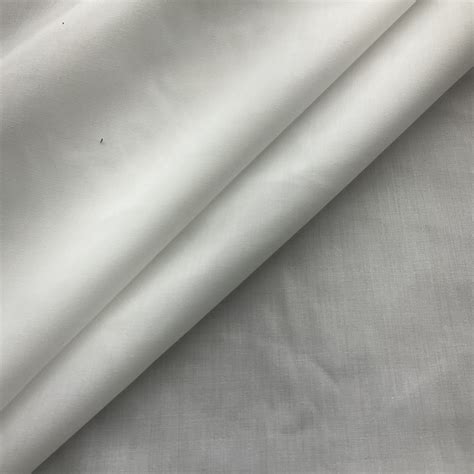 Paul in White | Curtain Lining / Drapery Fabric | Solid White | Lightweight | 54" Wide | By the ...