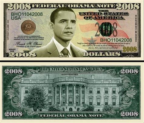 Eisenhower Dollar Set: Obama 25 Dollar Bill