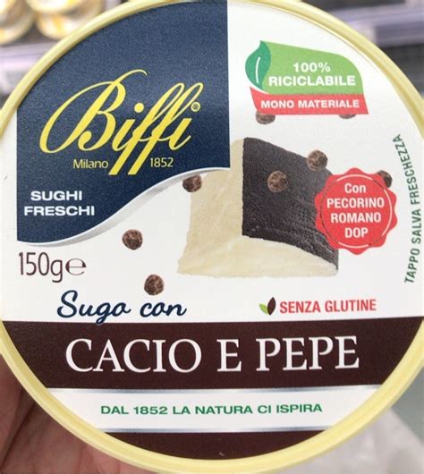 Sugo Con Cacio E Pepe Biffi 150gr