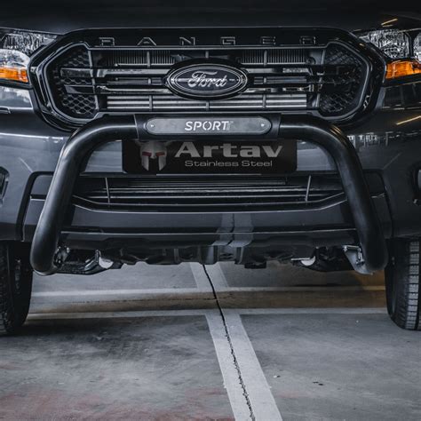 Ford Ranger Everest Sport Pdc Nudge Bar Black Ballito Tow Bars