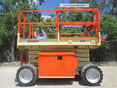 2007 Jlg 260mrt All Terrain Scissor Lift Manlift Boom Aerial Rough